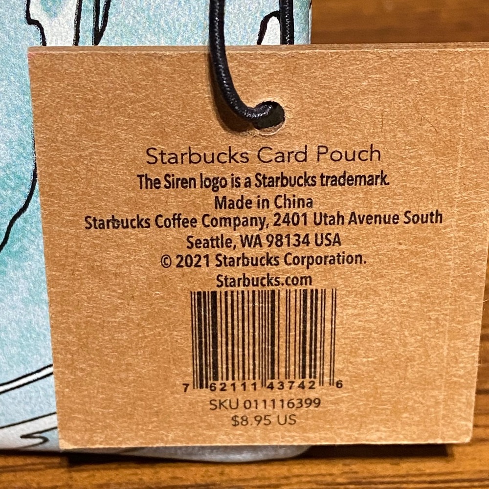 Starbucks San Diego VW Bus 12oz Ceramic Tumbler and Matching Card Pouch Set NEW - Picture 13 of 13